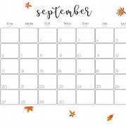 Image result for Fall September Calendar