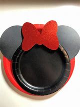 Image result for Minnie Mouse Paper Plate Craft