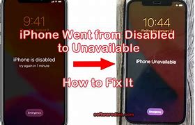 Image result for iPhone Unavailable Black Screen