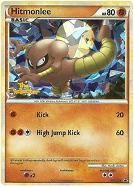 Image result for Hitmonlee Pokemon Card