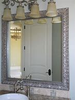 Image result for Bathroom Mirror Frame Molding