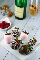 Image result for Chocolate Covered Strawberries and Champagne