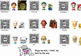 Image result for Mii QR Codes Memes