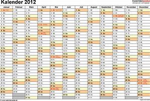 Image result for Kalender 2012
