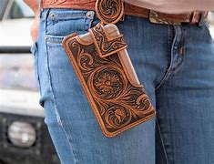 Image result for Western Leather Phone Holster