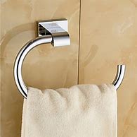 Image result for Bathroom Towel Rings Wall Mounted