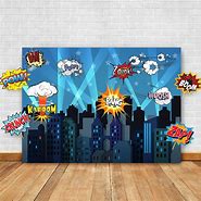Image result for Superhero Party Photo Booth