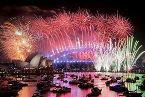 Image result for New Year Eve Fireworks in Sydney Australia