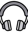 Image result for Headphones Gray Icon