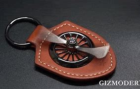 Image result for Leather Apple Core Keychain