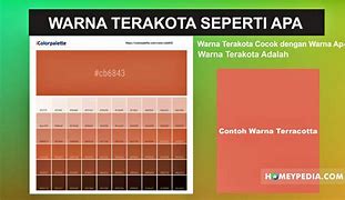 Image result for Warna Terracotta Warna APA