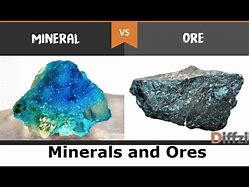 Image result for Mineral and Ore Difference