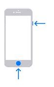 Image result for How to Take a ScreenShot On iPhone 8