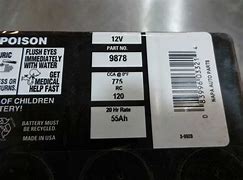 Image result for Car Battery Label