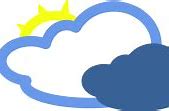 Image result for The Weather Channel Mostly Cloudy Icon