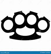 Image result for Brass Knuckles Black and White
