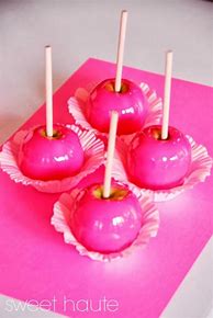 Image result for Pink and White Candy Apples
