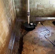 Image result for Sump Pump Pipe to Basement Wall