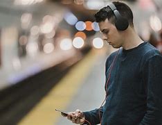Image result for Person with Headphones White Blob People
