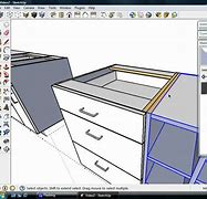 Image result for Cabinet and Drawer SketchUp for Iffice