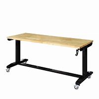 Image result for Adjustable Table On Wheels