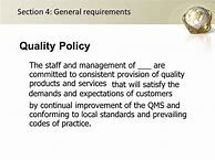 Image result for ISO 9001 Quality Policy Statement