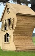 Image result for Crooked House Playhouse Plans