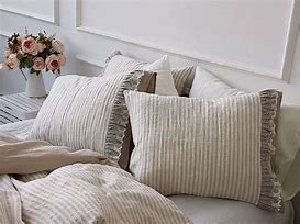 Image result for Linen Pillowcase