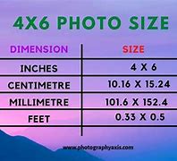 Image result for 4X6 Size in Cm