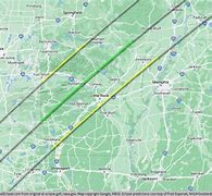 Image result for Map of Total Eclipse in 2024