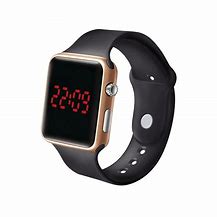 Image result for Unisex Red LED Watch