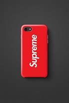 Image result for Supreme Leather iPhone Case