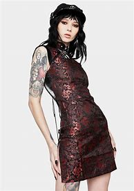 Image result for Punk Rave Clothing Red Dress