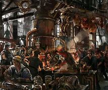 Image result for Steampunk Factory Underwarter