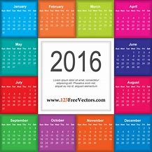 Image result for 2016 Calendar Template Excel