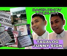 Image result for Funny Tagalog Signs
