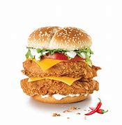 Image result for Double Stack Zinger Burger