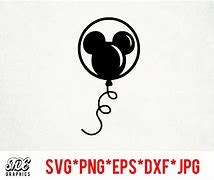 Image result for Mickey Mouse Balloon SVG