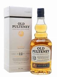 Image result for Old Pulteney 12 Year Old Single Malt Scotch Whisky 40