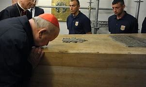 Image result for Pope John Paul II Coffin