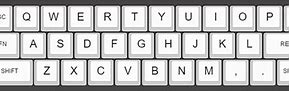 Image result for Keyboard Letter Art