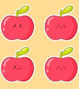 Image result for Cute Apple Emoji Faces