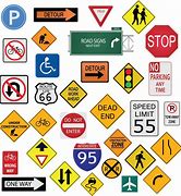 Image result for Us Road Signs Clip Art