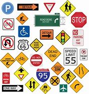 Image result for 5 Traffic Signs