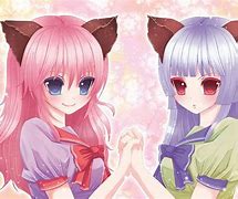 Image result for Neko Anime Girl Sisters
