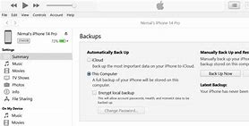 Image result for How to Backup an iPhone to a Computer