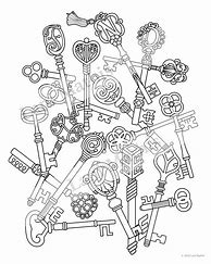 Image result for Adult Coloring Pages Key Hole