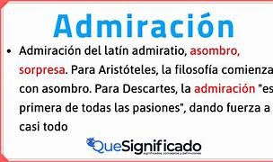 Image result for admiraco�n