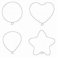 Image result for Small Balloon Template Printable