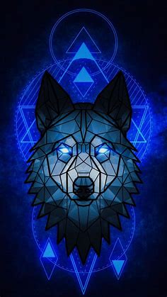 Wolf Geometric - IPhone Wallpapers : iPhone Wallpapers